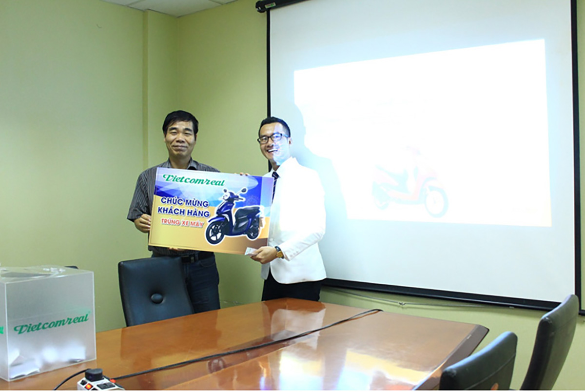 Vietcomreal công bố kết quả bốc thăm trúng thưởng chương trình